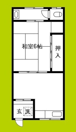 美福マンションの物件間取画像